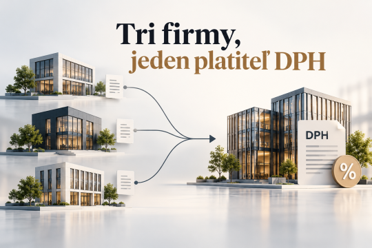 Tri firmy, jeden platiteľ DPH